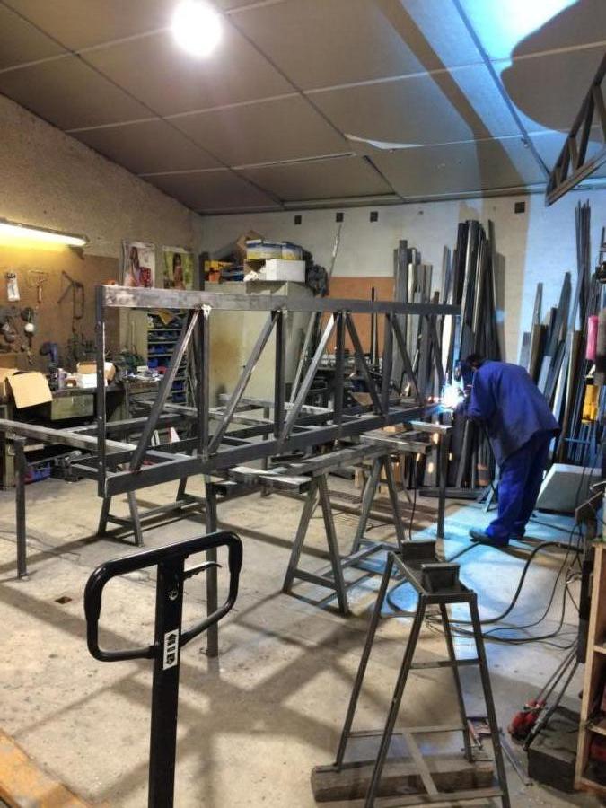 Fabrication atelier fer rehausseur - Atelier fabrication fer - EVS ETS PUJOL